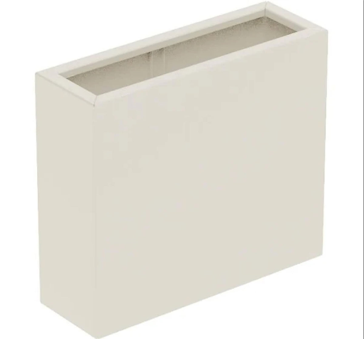 90cm x 80cm x 30cm White Grp Planter Pot - PlantmartAE