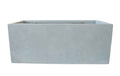 Rectangular FIBER-Clay Grey Planter